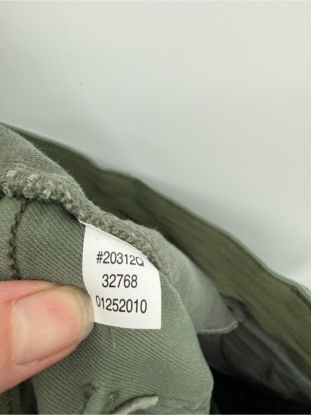 SPANX Twill Crop Wide Leg Pant in Olive Green Size MP - Picture 6 of 12